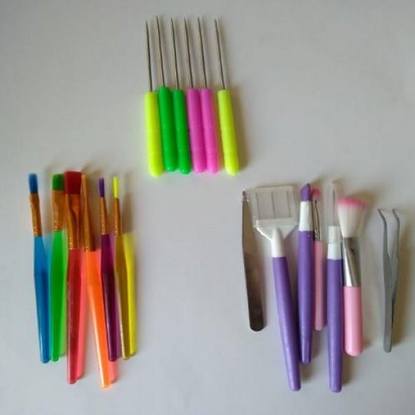 BOYAMA FIRÇA 3 LÜ SET - 2