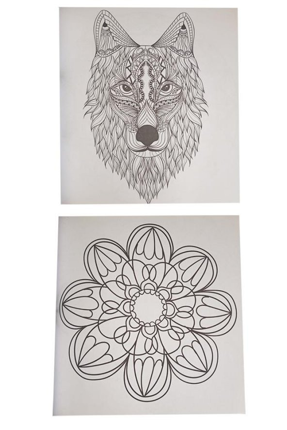 Renklerin Aşkı Büyüklere Boyama Kitabı 1 Adet Ema Boyama Kitabı Büyükler İçin Mandala Yaratıcı Boyama - 3