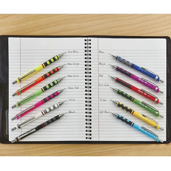 Rotring Tikky 0.5 Min Okul Seti Rotring Silgi Hediyeli Kalem Seti Rotring Sınav Seti Beyaz - 5