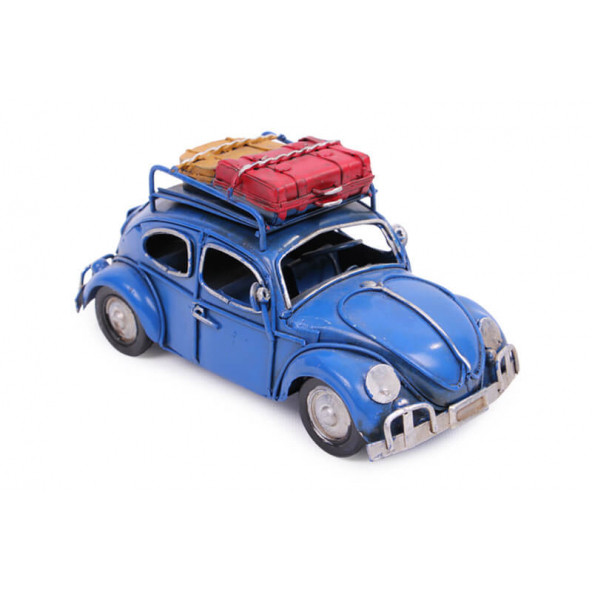 El Yapımı Eskitilmiş Metal Araba Volkswagen-1210A-5492S Model-M206-2