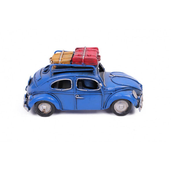 El Yapımı Eskitilmiş Metal Araba Volkswagen-1210A-5492S Model-M206-2 - 2