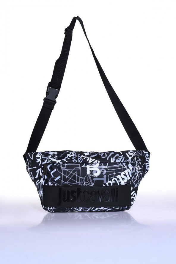 Just Cavalli JC74QB4B31 Siyah Desenli Unisex Bel Çantası