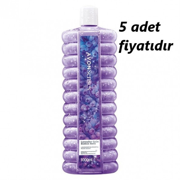 Avon Senses Lavender Calm Banyo Köpüğü 1000ML 5 adet