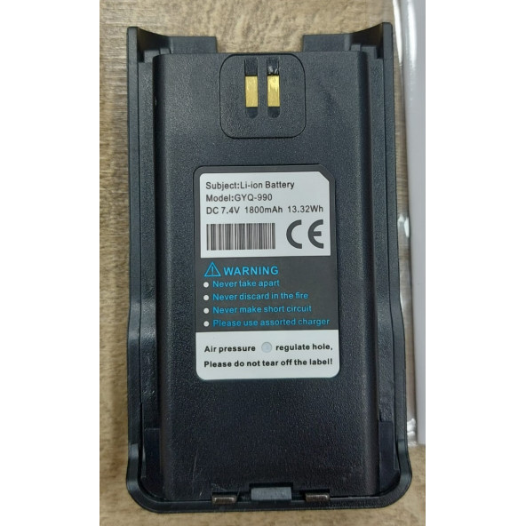 GYQ Q990 Pmr El Telsizi 15 Km IP67 Su Geçirmez (Tekli Paket) - 5