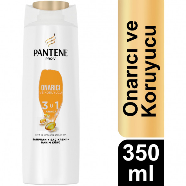 Pantene Onarıcı Ve Koruyucu 3'Ü1 Arada Şampuan 350 Ml