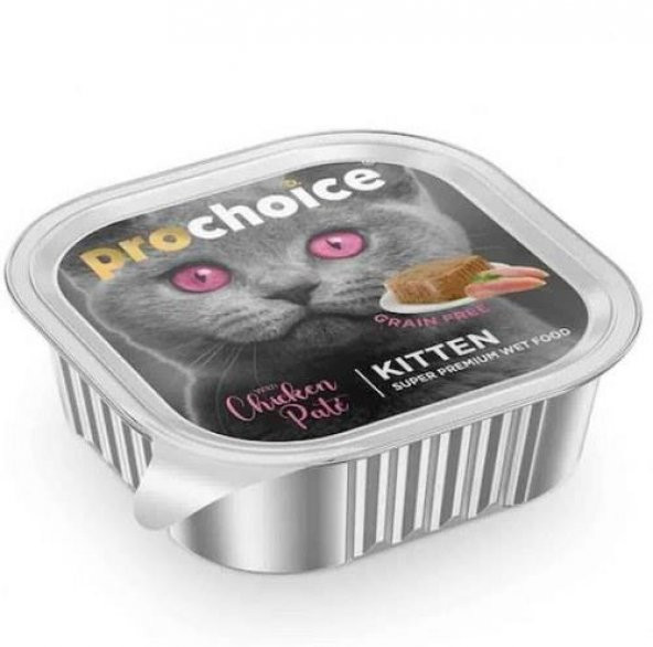 Prochoice Tavuklu Pate Ezme Yavru Kedi Maması 100 G - Resim 2