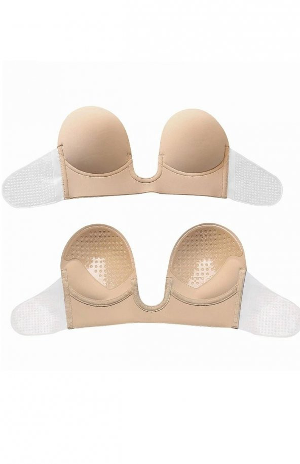 Dode Flora F.K. Lingerie Kadın Push Up Görünmez Kendinden Yapışkanlı Hayalet Büstiyer Sütyen 1309 - 10