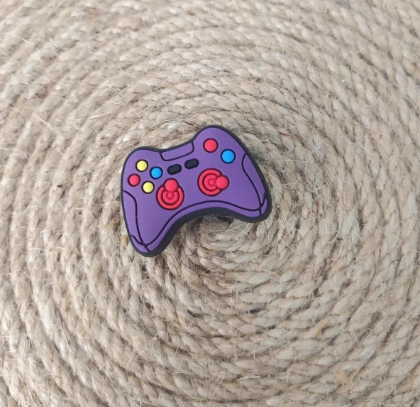 Terlik Ayakkabı Sandalet Tokası Silikon Oyun Konsolu 1 Adet Tekli Terlik Süsü