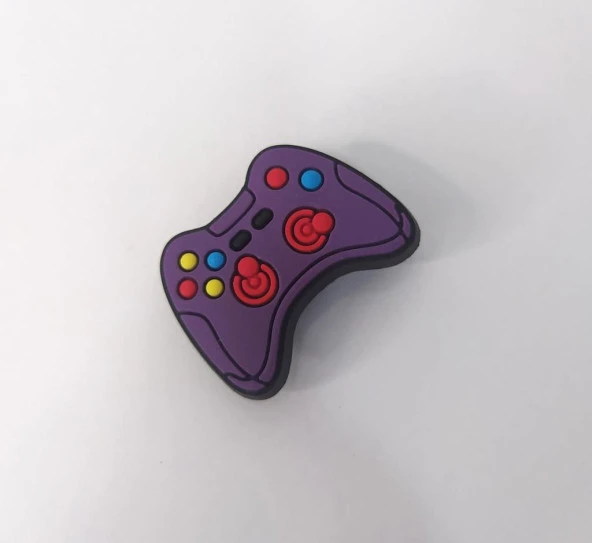 Terlik Ayakkabı Sandalet Tokası Silikon Oyun Konsolu 1 Adet Tekli Terlik Süsü - 2