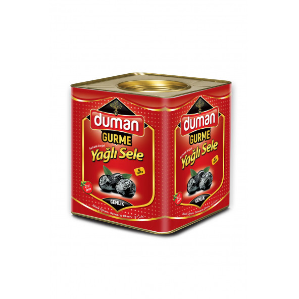DUMAN GURME Gemlik Yağlı Sele Siyah Zeytin L Boy (230-260) Klb 10 KG - 2