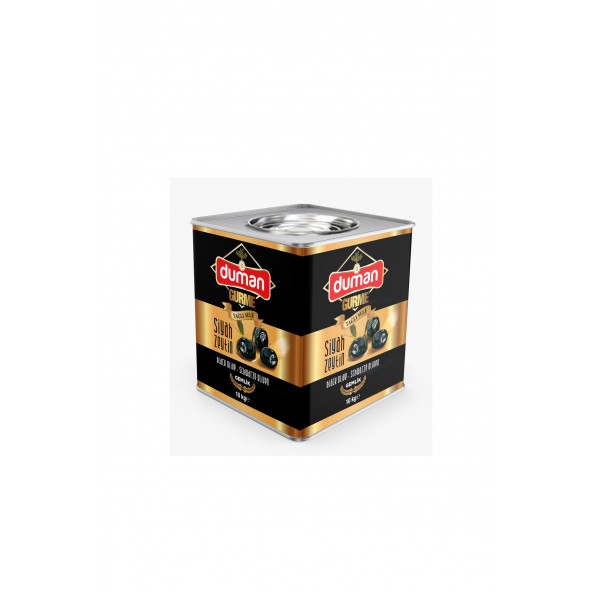DUMAN GURMEGemlik Yağlı Sele Siyah Zeytin M Boy (260-290) 10 KG - 2