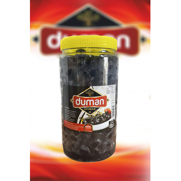DUMAN GURME Gemlik Yağlı Sele Siyah Zeytin 1 kg