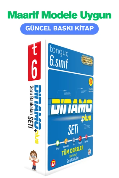 6. Sınıf Dinamo TÜM DERSLER Soru Bankası Seti - Tonguç Yayınları