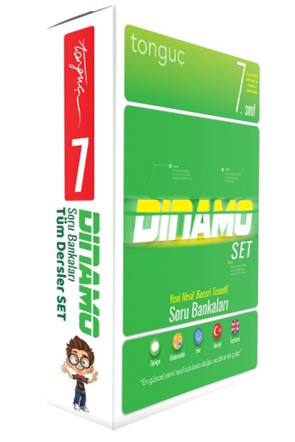 7. Sınıf Dinamo TÜM DERSLER Soru Bankası Seti - Tonguç Yayınları