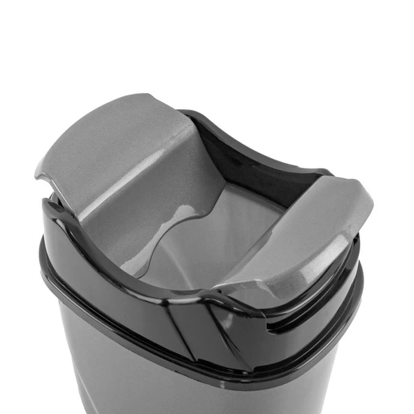 Geseus Mutfak Dolap İçi Askılı Geçmeli Pratik Kapak Çöp Kovası 8,5 LT-SF008 - 4