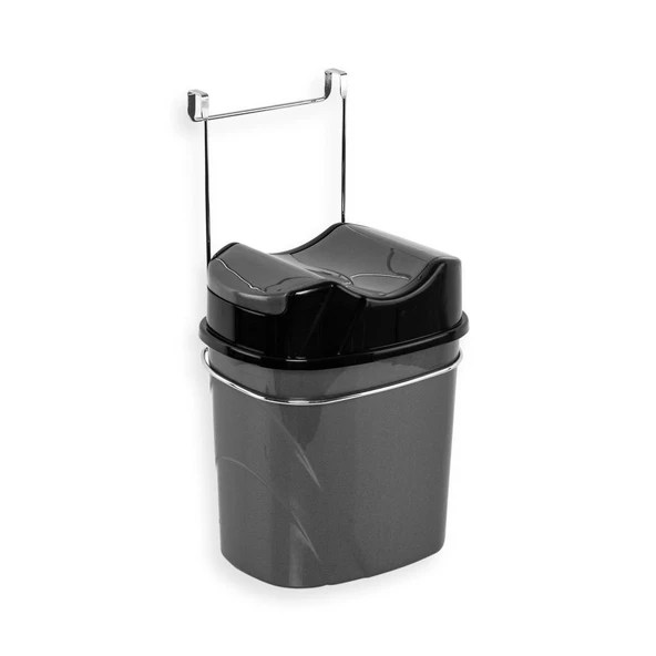 Geseus Mutfak Dolap İçi Askılı Geçmeli Pratik Kapak Çöp Kovası 8,5 LT-SF008 - 7