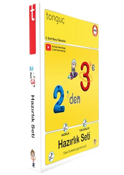 2den 3e Hazırlık Seti - Telafi ve Ön Hazırlık - Tonguç Yayınları - 1