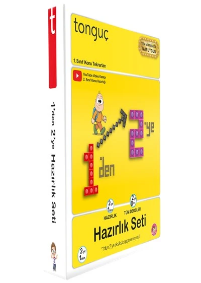 1den 2ye Hazırlık Seti - Tekrar Eğitimi ve Ön Hazırlık - Tonguç Yayınları - 2
