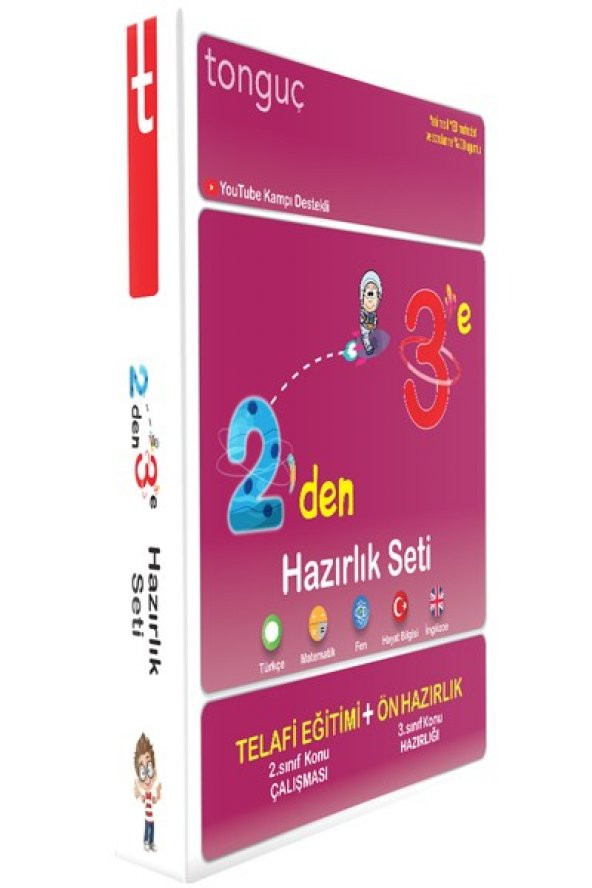 2den 3e Hazırlık Seti - Telafi ve Ön Hazırlık - Tonguç Yayınları