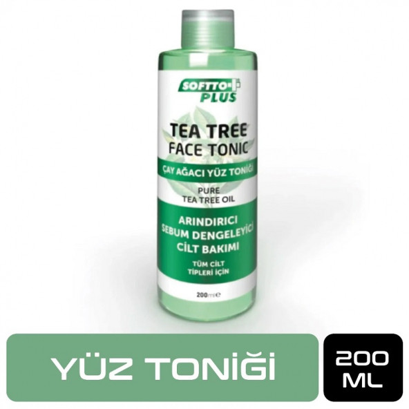 Softto Plus Çay Ağacı Özlü Tonik 200 ml