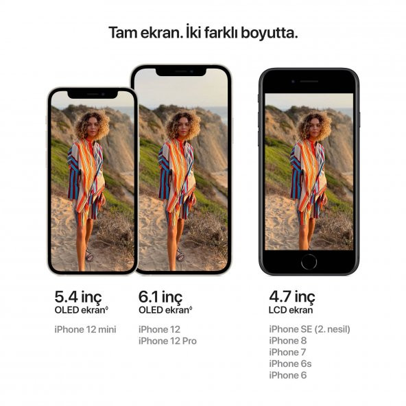 Apple iPhone 12 128 GB Beyaz Cep Telefonu  (Apple Türkiye Garantili) - 5