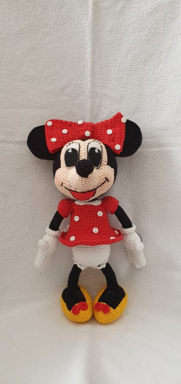 Minnie Mouse Amigurumi Organik Oyuncak - 2