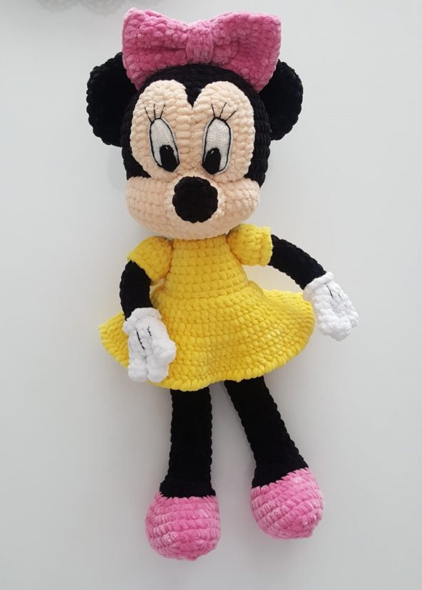 Minnie Mouse Amigurumi Organik Oyuncak - 1