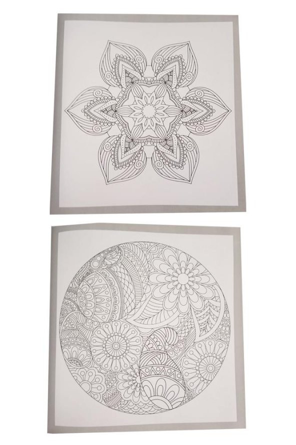 Hayatın Renkleri Büyüklere Boyama Kitabı 1 Adet Nesil Boyama Kitabı Büyükler İçin Mandala Stresi Azaltma Sanatı - 3