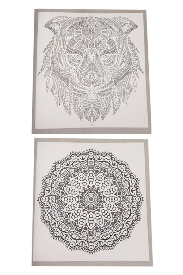 Kendi Rengini Seç Büyüklere Boyama Kitabı 1 Adet Nesil Boyama Kitabı Büyükler İçin Mandala Stresi Azaltma Sanatı - 3