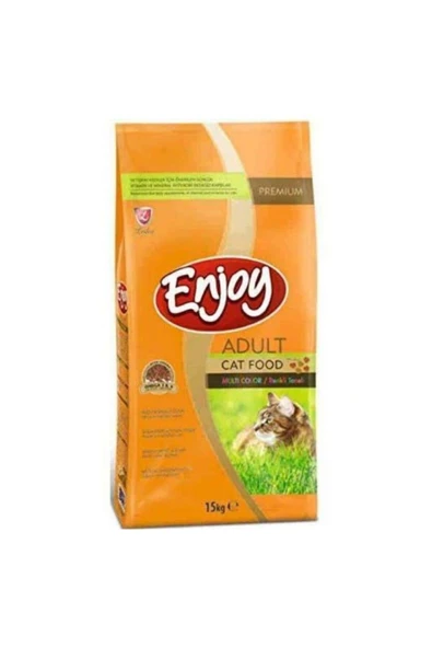 Enjoy Multicolor Renkli Gurme Yetişkin Kedi Maması 15 Kg