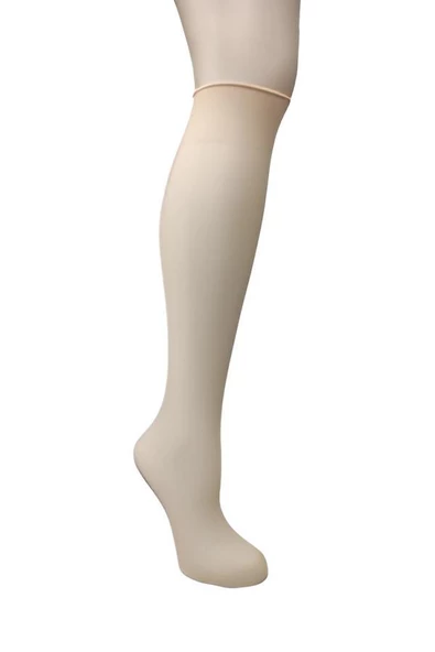 Dode Flora Desimo Kadın 20 Den Mat Dayanıklı İnce Elastan Dizaltı Pantolon Çorabı - 10