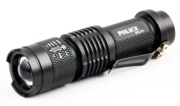 Polıce PC-11 Pilli El Feneri (Power Led + Zoom) Kalem Pille Çalışır - 2