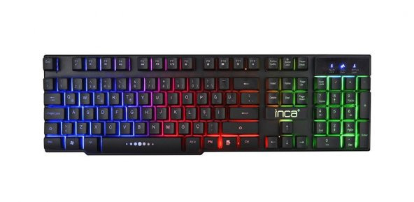 INCA IKG-448 USB Q MEKANİK HİSLİ KLAVYE-MOUSE SET