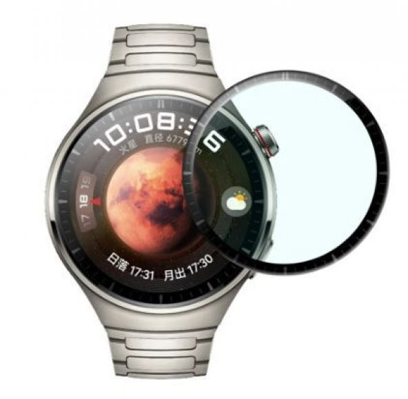 Huawei Watch 4 / 4 Pro Akıllı Saat Uyumlu 5d Tam Kaplama Nano Ekran Koruyucu Jelatin