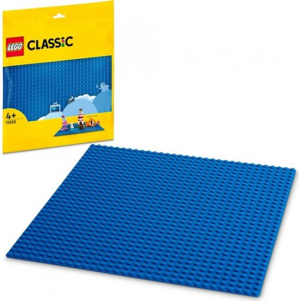 LEGO Classic® Mavi Plaka 11025 - 4 Yaş ve Üzeri Çocuklar Için Yaratıcı Oyuncak Yapım Seti (1 Parça)