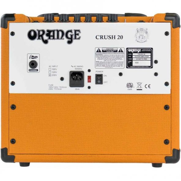 Orange Crush 20 Kombo Elektro Gitar Amfi - Resim 5