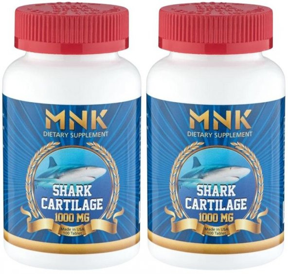 Mnk Shark Cartilage 1000 Mg 2x100 Tablet Köpek Balığı Kıkırdağı