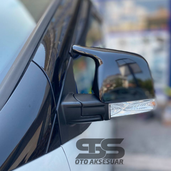 Fiat Doblo Batman Yarasa Ayna Kapağı Piona Black 2009 - 2022 Arası Kasalara Uyumlu 2 Adet D3 - D4 - 4