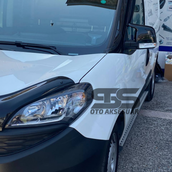 Fiat Doblo Batman Yarasa Ayna Kapağı Piona Black 2009 - 2022 Arası Kasalara Uyumlu 2 Adet D3 - D4 - 9