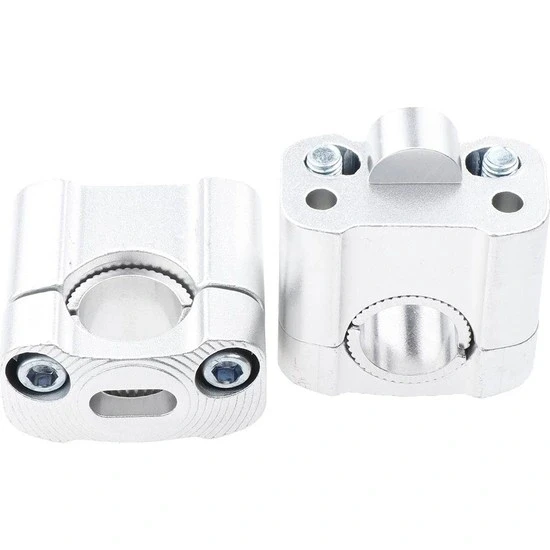 2 Parça Motosiklet Gidon Yükselticil 22 mm. 28 mm Nikel Takım ürün görseli 1