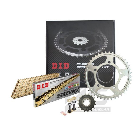 Did Zvm-x-Jt 1997-2007 Honda CBR 1100 XX Uyumlu Zincir Dişli Set Gold (Sarı) Renk - 3