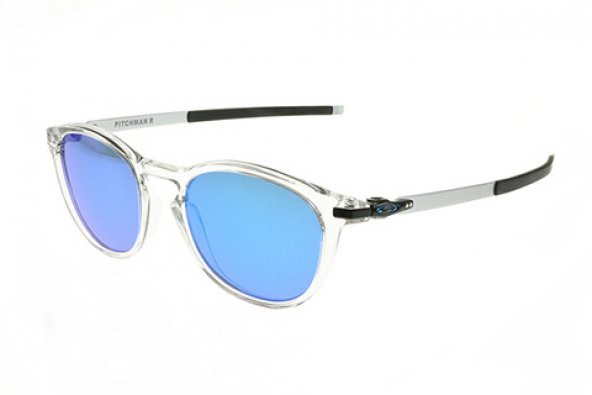 Oakley PITCHMAN R Güneş Gözlüğü Polished Clear Prizm Sapphire - Resim 2
