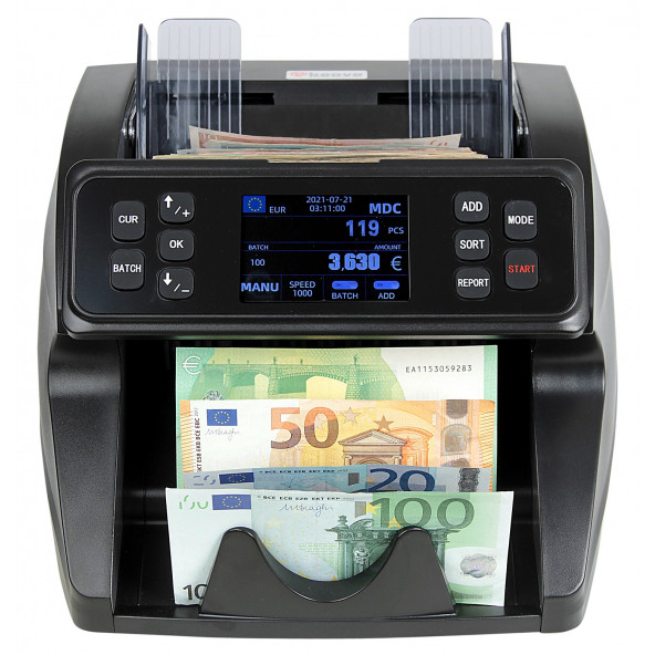 Baove GB9500 Pro Mix Karışık Para Sayma Makinesi ve  Sahte Yakalama - TL, Euro, Usd - 3