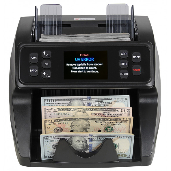 Baove GB9500 Pro Mix Karışık Para Sayma Makinesi ve  Sahte Yakalama - TL, Euro, Usd - 6