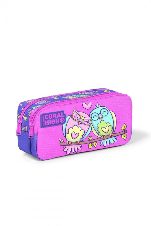 Kids Lavant Pembe Iki Bölmeli Kalem Çantası 22394