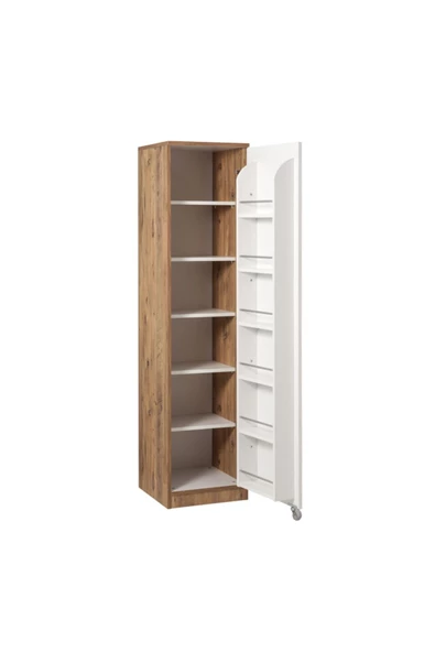 ZEYTUN Çok Amaçlı 165 Derece Açılabilir Tek Kapaklı Kiler Mutfak Dolabı - 8