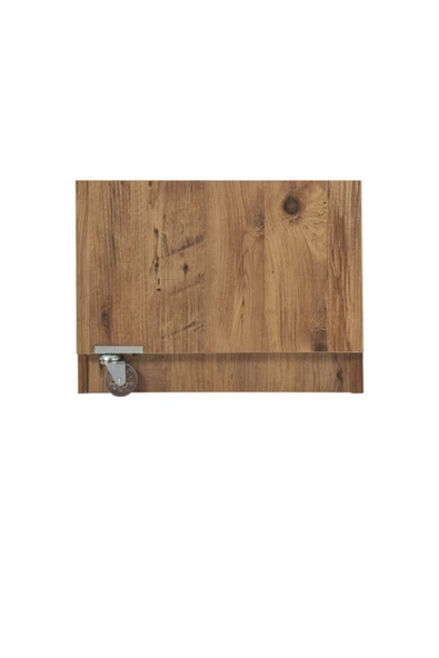 ZEYTUN Ceviz Çok Amaçlı 90 Derece Açılabilir Tek Kapaklı Kiler Mutfak Dolabı - 6