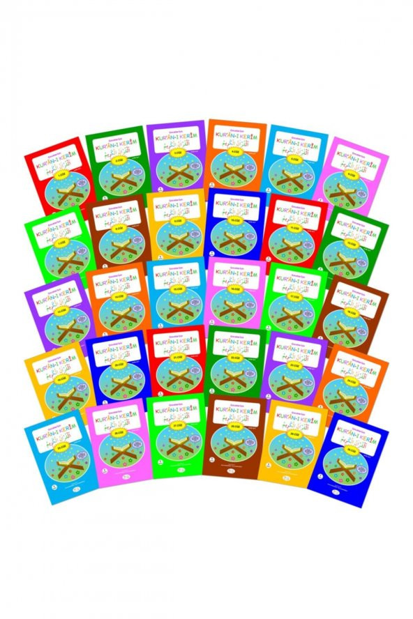Çocuklar İçin Kur’an-ı Kerim (30 Kitap Takım) - Murat Bozdoğan 9786050620504 - 2