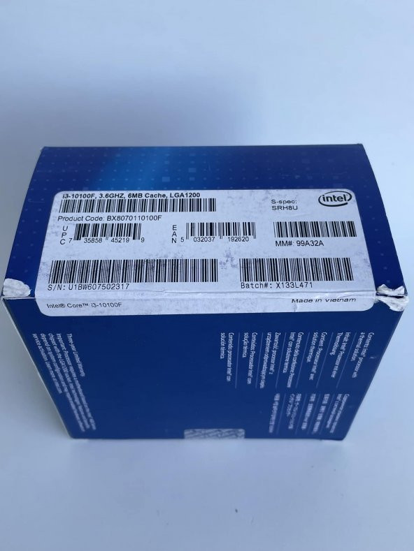 Intel Core i3 10100F 3.60 Ghz 6MB 4 Çekirdek İşlemci - 4