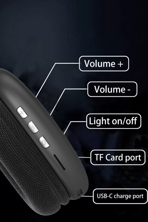 BH102 Kafaüstü 14 Saat Kullanım Gürültü Engellemeli Fuchsia Bluetooth Kulaklık - 6